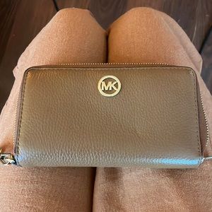 Michael Kors wallet clutch.